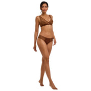 Bralette a triangolo Falke Delicate Touch - Marrone cervo