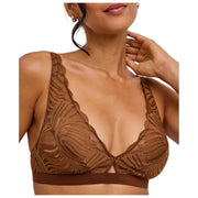 Bralette a triangolo Falke Delicate Touch - Marrone cervo