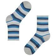 Falke Dopamine Stripe Socks - Artic Grey