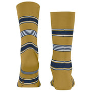 Falke Marina Stripe Socks - Brass Yellow