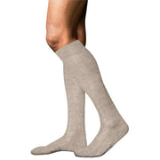 Falke No 9 Pure Fil d´Écosse Knee High Socks - Wheat Mel Beige