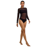 Body con perizoma censurato Falke Private - nero