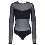 Body con perizoma censurato Falke Private - nero