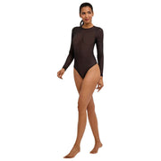 Body perizoma Falke Private Sheer Lines - nero