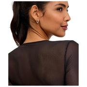 Body perizoma Falke Private Sheer Lines - nero