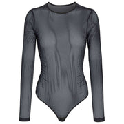 Body perizoma Falke Private Sheer Lines - nero