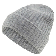 Falke Ribbed Cashmere Beanie - Light Grey