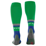 Falke RU Compression Energy Running Knee-High W2 Socks - Green/Blue