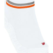 Falke RU4 Endurance Reflect Running Short Socks - White/Orange