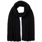 Falke Sporty Rib Cashmere Scarf - Black