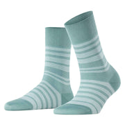 Falke Sunset Stripe Socks - Light Jade Green