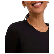 Body Falke Timeless in cotone girocollo - nero