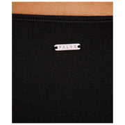 Body Falke Timeless in cotone girocollo - nero