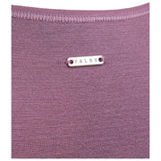 Body Falke Timeless in cotone girocollo - Magnolia Lilla