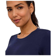 Body Falke Timeless in cotone girocollo - Blu spazio