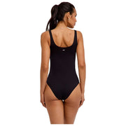 Body Falke Timeless in cotone con canotta - Nero
