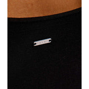 Body Falke Timeless in cotone con canotta - Nero