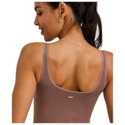 Body slip in cotone Falke Timeless - Milkshake Brown