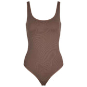 Body slip in cotone Falke Timeless - Milkshake Brown