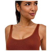 Body slip in cotone Falke Timeless - visone marrone