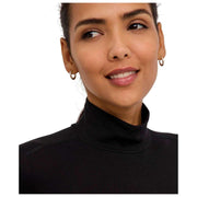 Body Falke Timeless in cotone con collo alto - Nero
