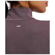 Body Falke Timeless in cotone con collo alto e perizoma - Grigio ferro