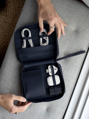 Portacavi medio Stackers - Blu navy