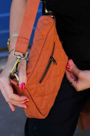 Borsa a tracolla trapuntata Hindbag Margault - Siena