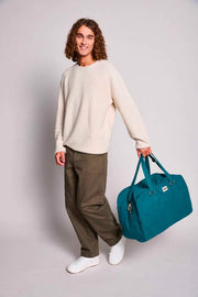 Borsa da viaggio grande Hindbag Yves - blu pavone