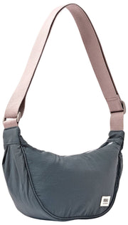Borsa a tracolla Roka Farringdon Taslon - Grigio corvo