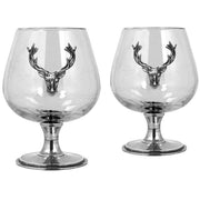 english-pewter-company-410ml-double-stag-brandy-glass-set---silverclear-34391606