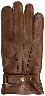 Guanti in pelle di daino Dents Whitchurch - Marrone noce