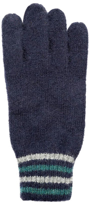 Guanti Dents Salcombe in maglia a coste - Blu scuro