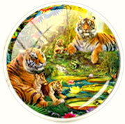 Bassin and Brown Tiger Cufflinks - Arancia/verde