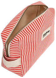 Borsa da toilette Hindbag Leon - strisce rosse