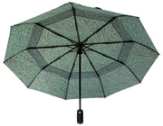 Ombrello Roka Waterloo in nylon riciclato - Verde carciofo