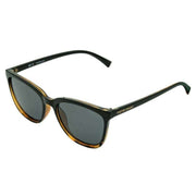 Foster Grant Fine Cat Eye Sunglasses - Shiny Black/Brown Tort
