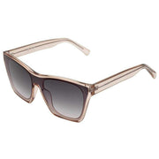 Foster Grant Laminated Angled Square Sunglasses - Shiny Crystal Rose