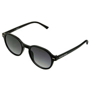 Foster Grant Retro Round Sunglasses - Shiny Solid Black
