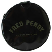 Borsa cilindrica classica Fred Perry - Corona d'alloro verde/nera