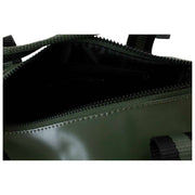 Borsa cilindrica mini classica Fred Perry - Corona d'alloro verde/nera