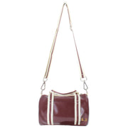 Borsa mini barile classica Fred Perry - Sangue di bue/crema ecrù