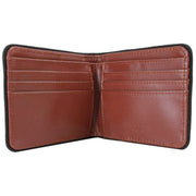 Fred Perry Coated Billfold Wallet - Whiskey Brown