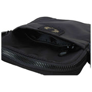 Borsa laterale piccola Fred Perry Crinkle Nylon - Nera