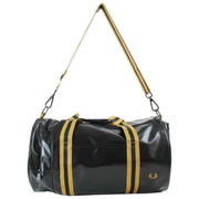 Borsa a botte classica con punta Fred Perry - Nera/Oro