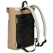 Gaston Luga Zaino Splash Rolltop da 14" - Marrone latte/Crema nuvola