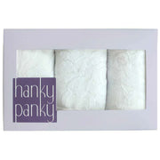 Hanky Panky Signature Lace 3 Pack Low Rise Thong - White