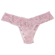 Confezione da 3 infradito originali Hanky Panky Signature Lace - Rosa cipria/Marina/Blu celeste