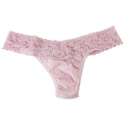 Confezione da 3 infradito originali Hanky Panky Signature Lace - Rosa cipria/Marina/Blu celeste