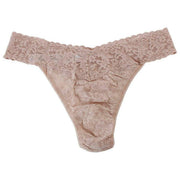 Hanky Panky Signature Lace Confezione da 3 infradito originali a vita - Chai/Nero/Melograno scuro